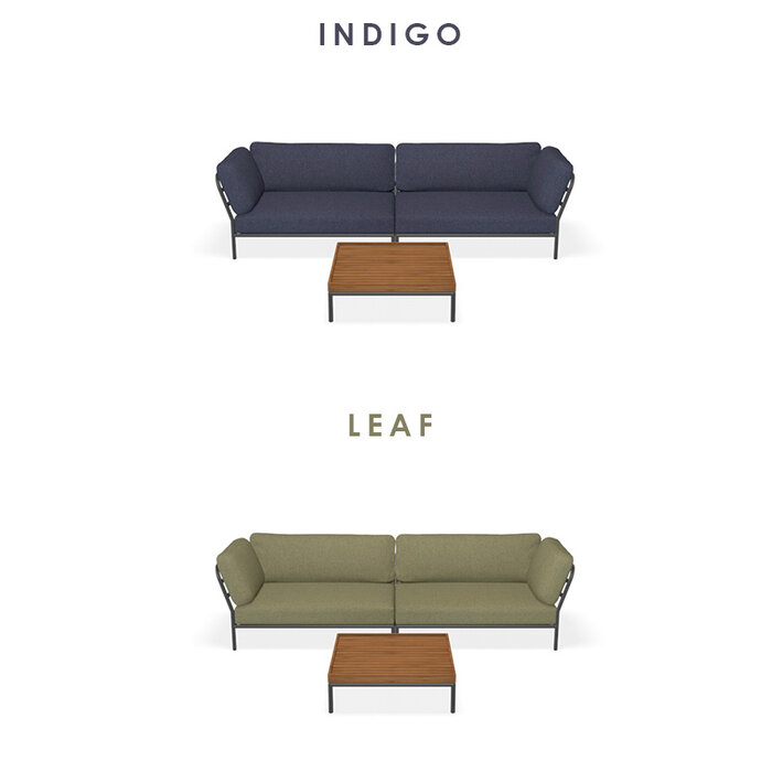 Houe Level Loungeset de jardin 11 Dark Grey frame - Houe