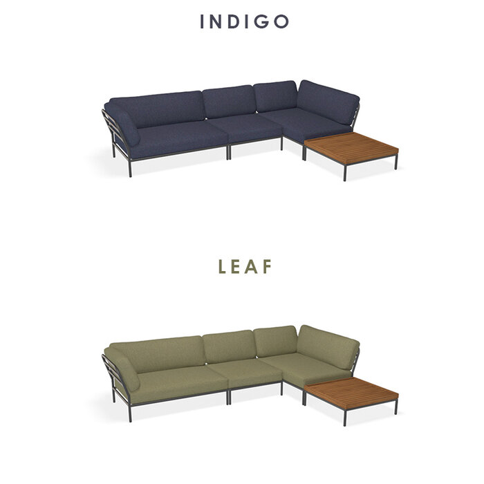 Houe Level Loungeset de jardin 12 Dark Grey frame - Houe