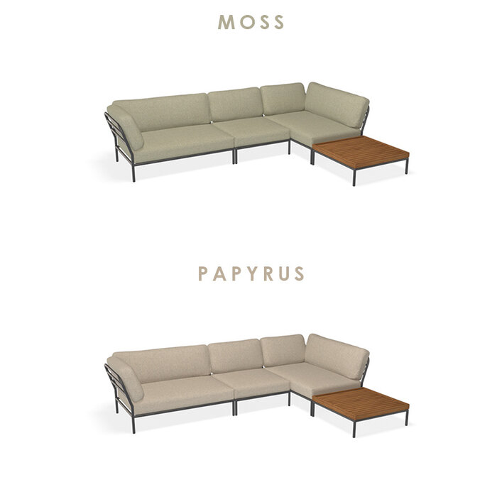 Houe Level Loungeset de jardin 12 Dark Grey frame - Houe