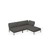 Houe Level Loungeset tuin 10 Dark Grey frame