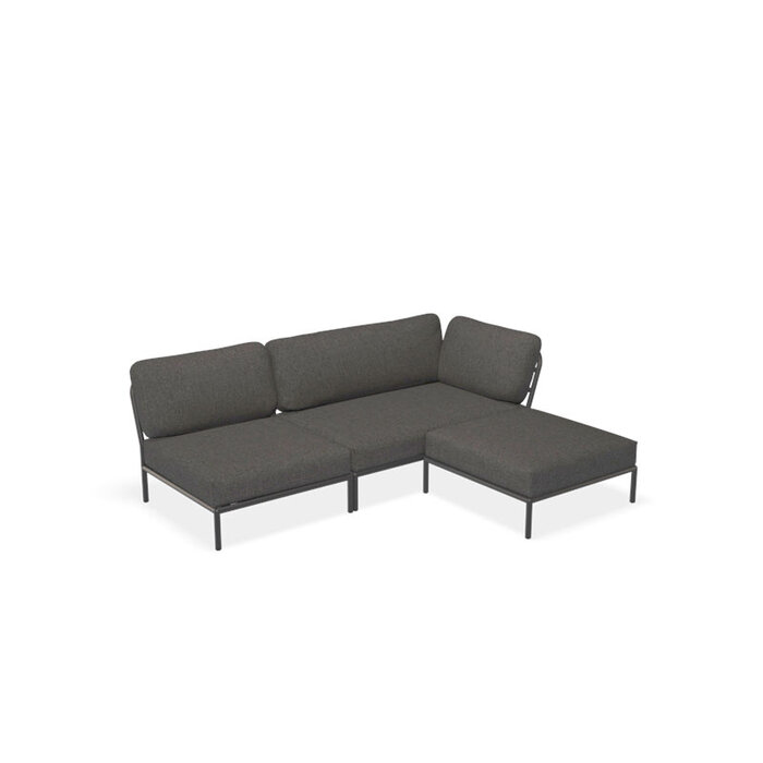 Houe Level Loungeset de jardin 10 Dark Grey frame - Houe