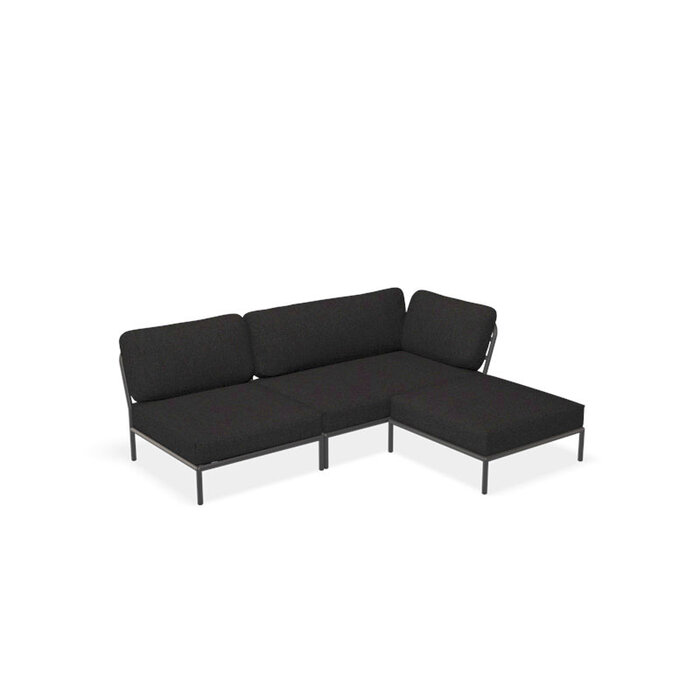 Houe Level Loungeset tuin 10 Dark Grey frame - Houe