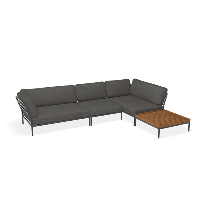 Houe Level Loungeset de jardin 12 Dark Grey frame - Houe