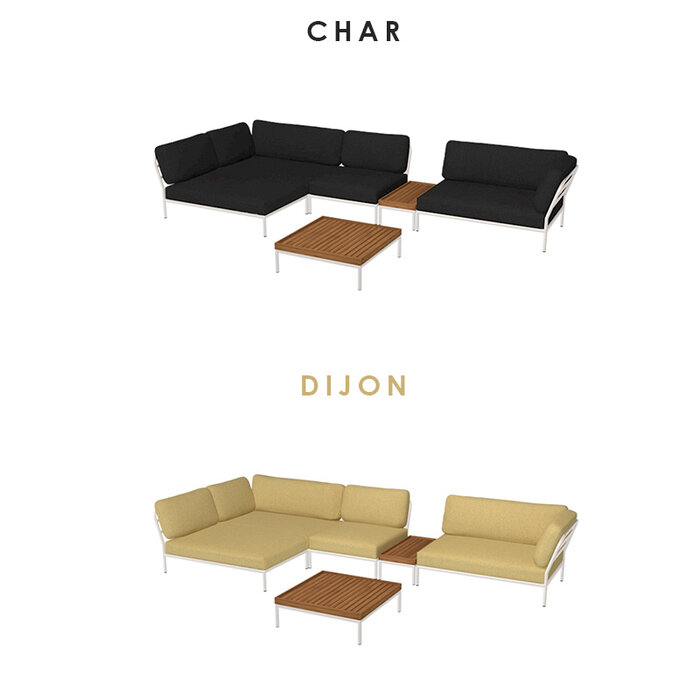 Houe Level Loungeset de jardin 1 White frame - Houe