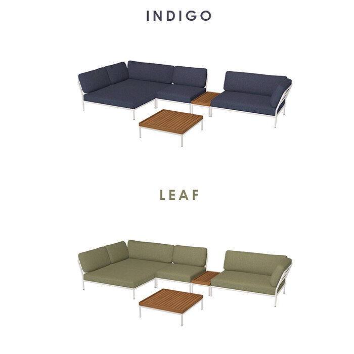 Houe Level Loungeset de jardin 1 White frame - Houe