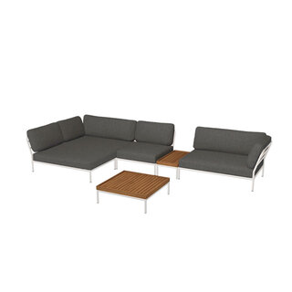 Houe Level Loungeset de jardin 1 White frame