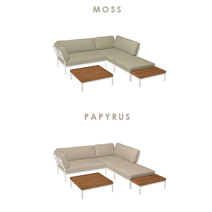 Houe Level Loungeset tuin 2 White frame - Houe