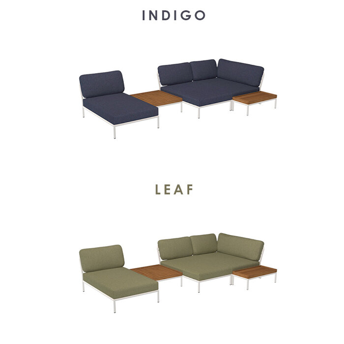 Houe Level Loungeset de jardin 3 White frame - Houe