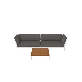 Houe Level Loungeset tuin 7 White frame