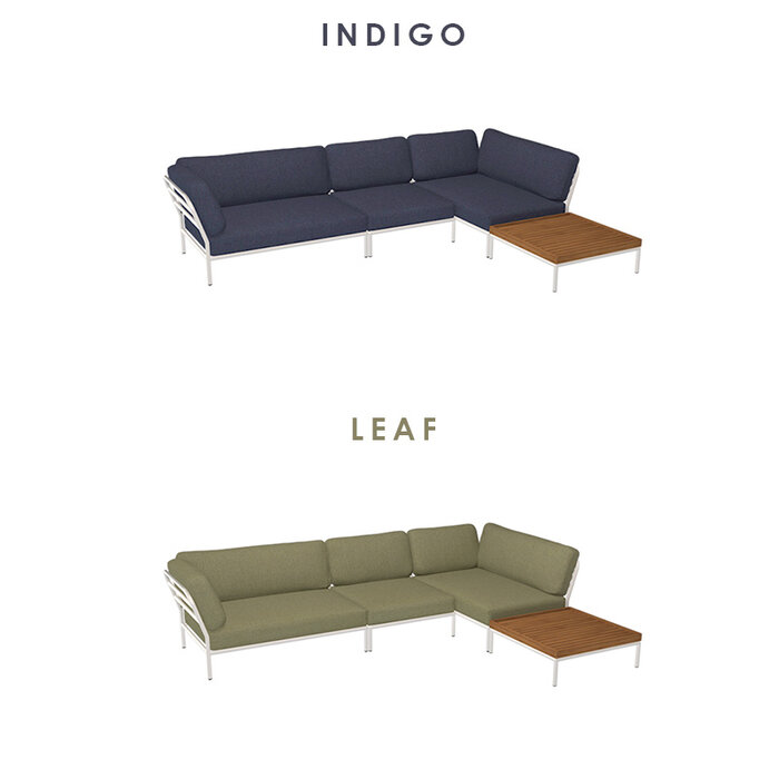 Houe Level Loungeset tuin 8 White frame - Houe