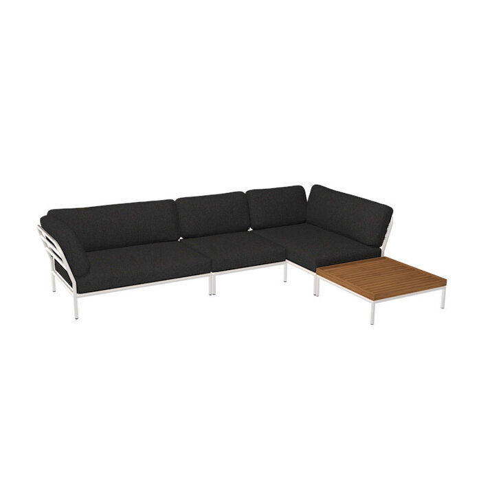 Houe Level Loungeset de jardin 8 White frame - Houe