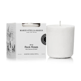 Marie-Stella-Maris Recharge Bougie parfumée de luxe Rock Roses