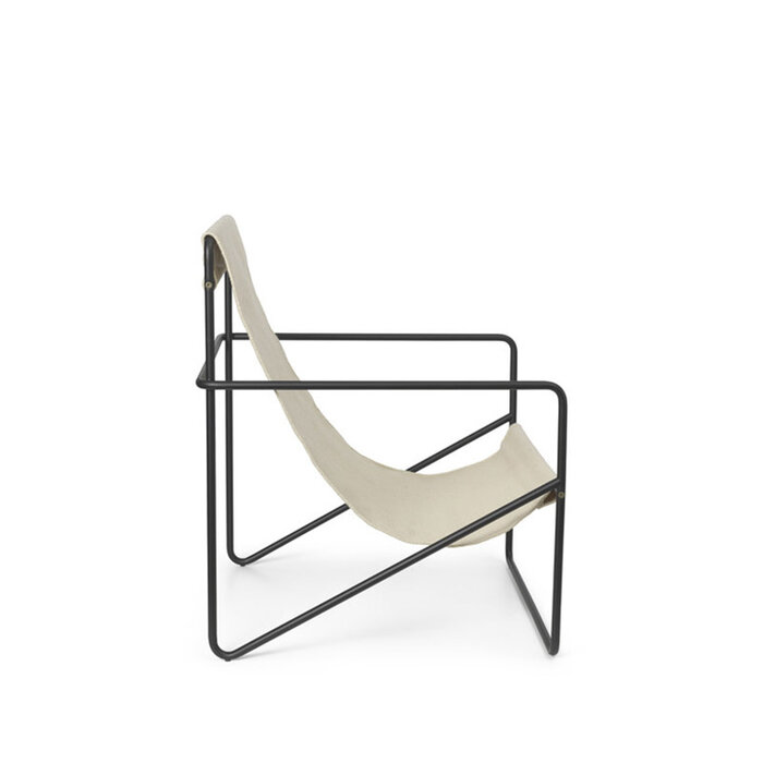Fermliving Desert Lounge Chair - Frame Black / Cloud - Fermliving
