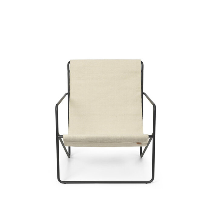 Fermliving Desert Lounge Chair - Frame Black / Cloud - Fermliving