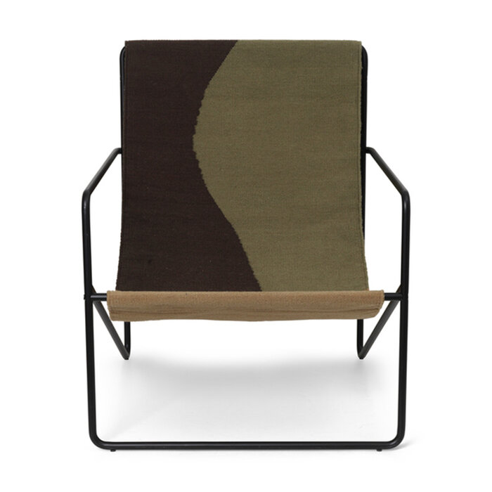 Fermliving Desert Lounge Chair - Frame Black / Dune - Fermliving