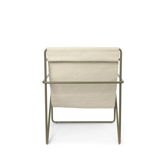 Fermliving Desert Lounge Chair - Frame Olive / Cloud - Fermliving