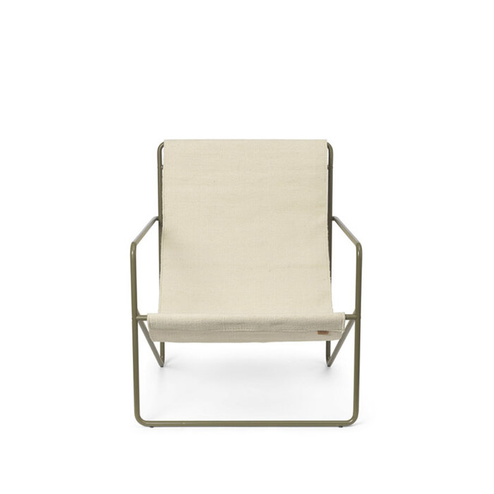 Fermliving Desert Lounge Chair - Frame Olive / Cloud - Fermliving