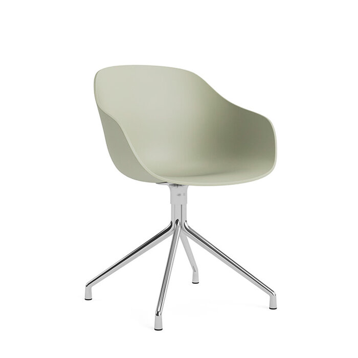 HAY AAC220 - polished alu 4 star swivel frame