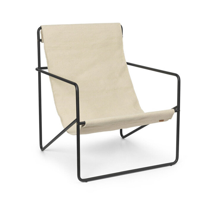 Fermliving Desert Lounge Chair - Frame Black / Cloud - Fermliving