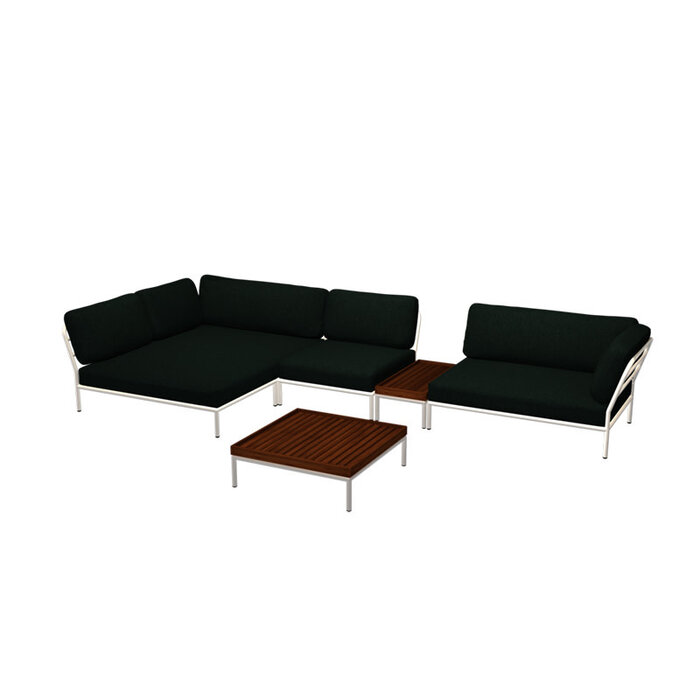 Houe Level Loungeset tuin 1 White frame - Houe