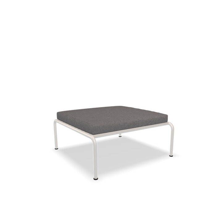 Houe Avon Lounge Ottoman - Frame: White / Powder Coated Steel - Houe