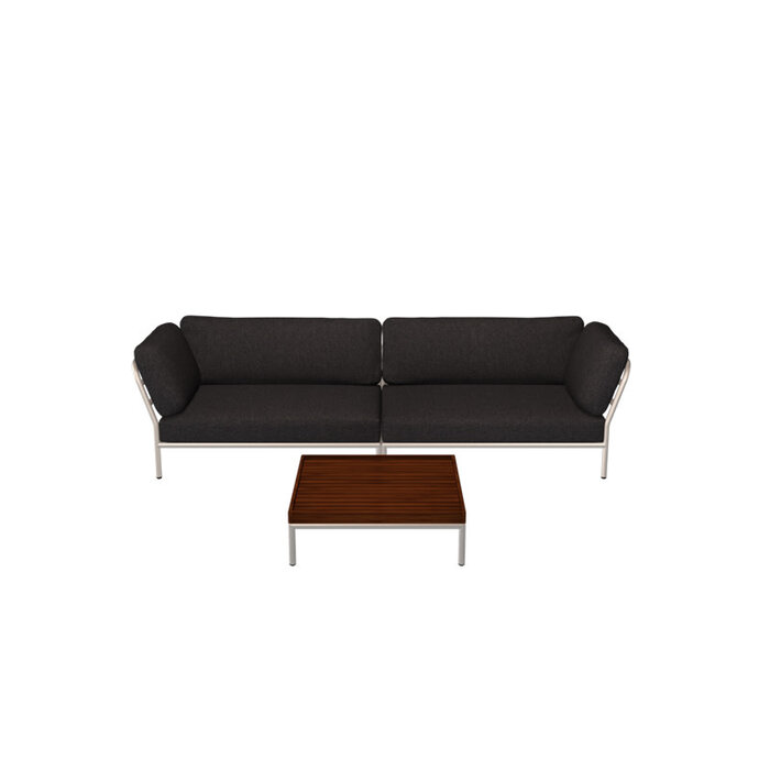 Houe Level Loungeset de jardin 7 White frame - Houe