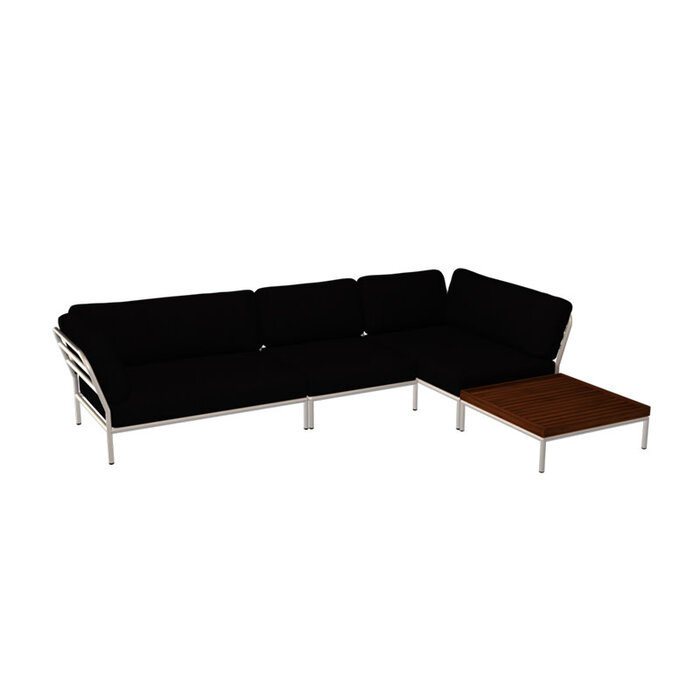 Houe Level Loungeset de jardin 8 White frame - Houe