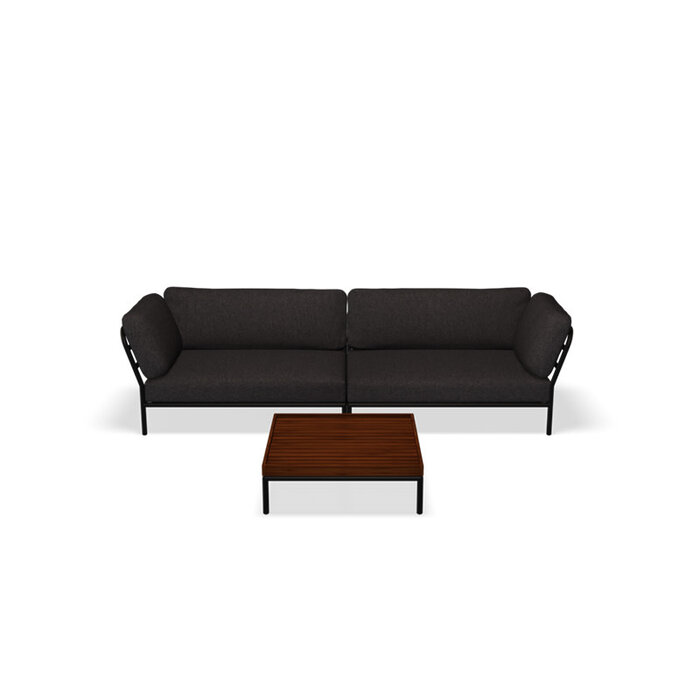 Houe Level Loungeset tuin 11 Dark Grey frame - Houe