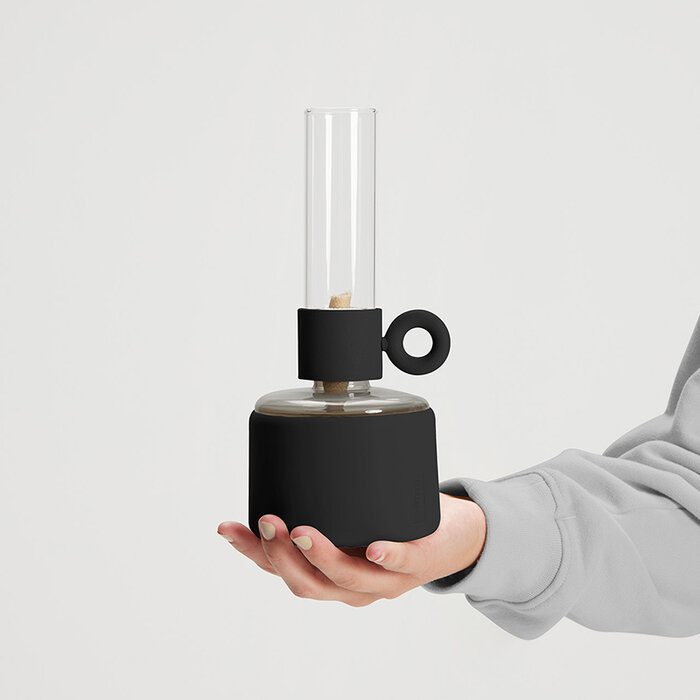 Fatboy Lampe à huile XS Flamtastique - Black ou Flash blue - Fatboy