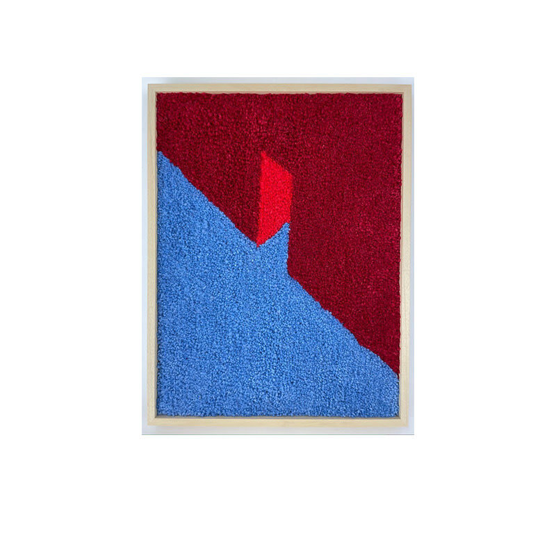 Fabric Fabrik Wandtapijt My Blue Floor - 33x43cm