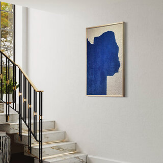 Fabric Fabrik Wandtapijt Blue Flood