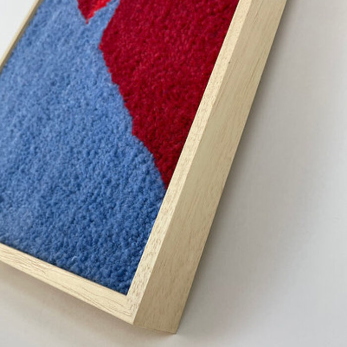 Fabric Fabrik Wandtapijt My Blue Floor - 33x43cm