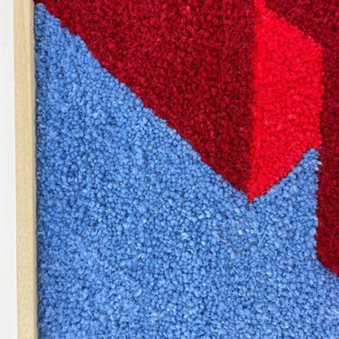 Fabric Fabrik Wandtapijt My Blue Floor - 33x43cm