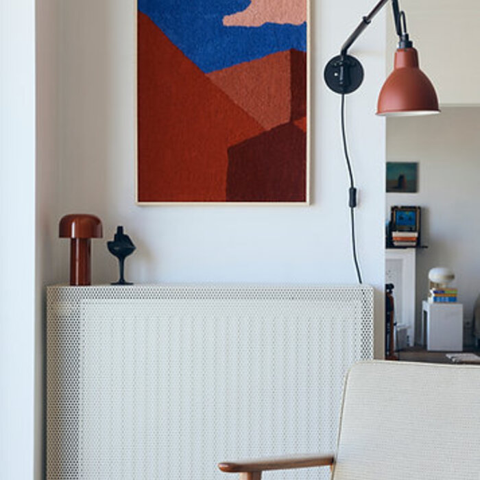 Fabric Fabrik Wandtapijt Red House Pink Cloud - 53x73cm