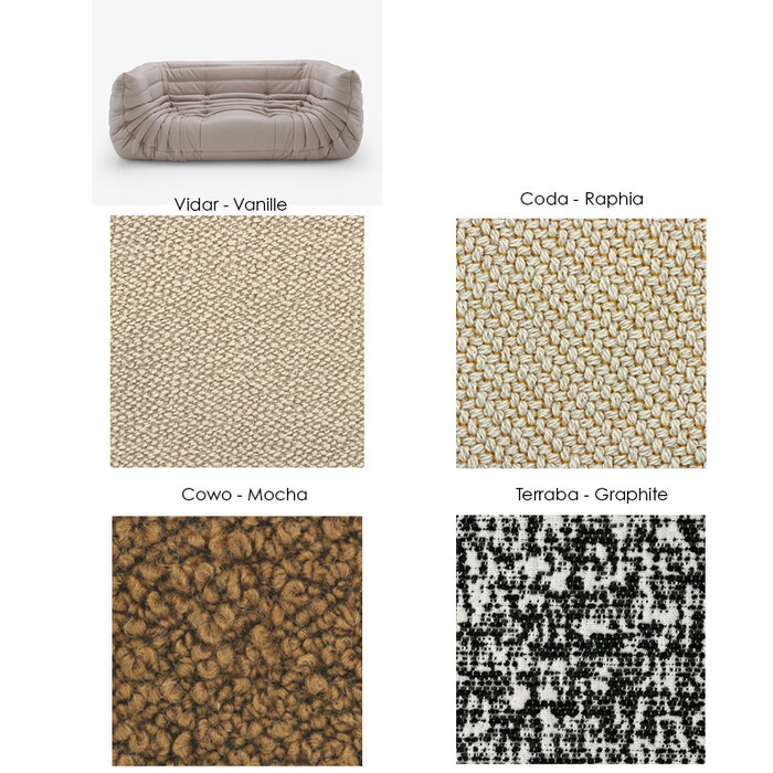 Ligne Roset Togo 2-zit Sofa met armleuning - Ligne Roset