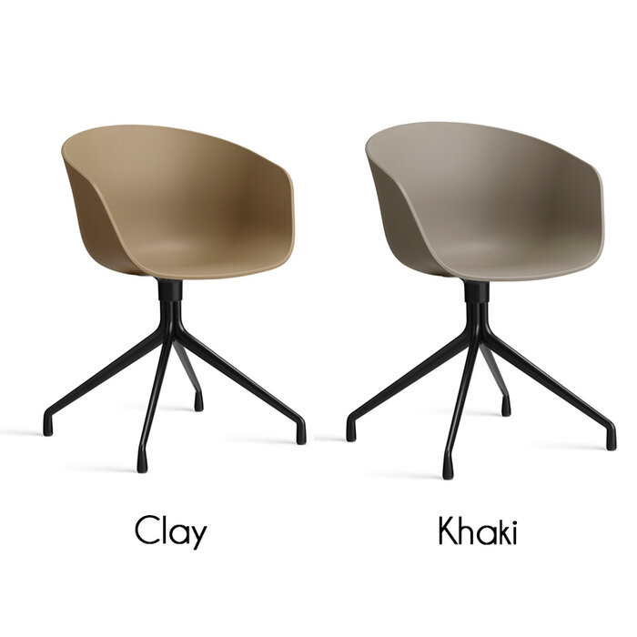 HAY About A Chair AAC20 - Black Steel Frame