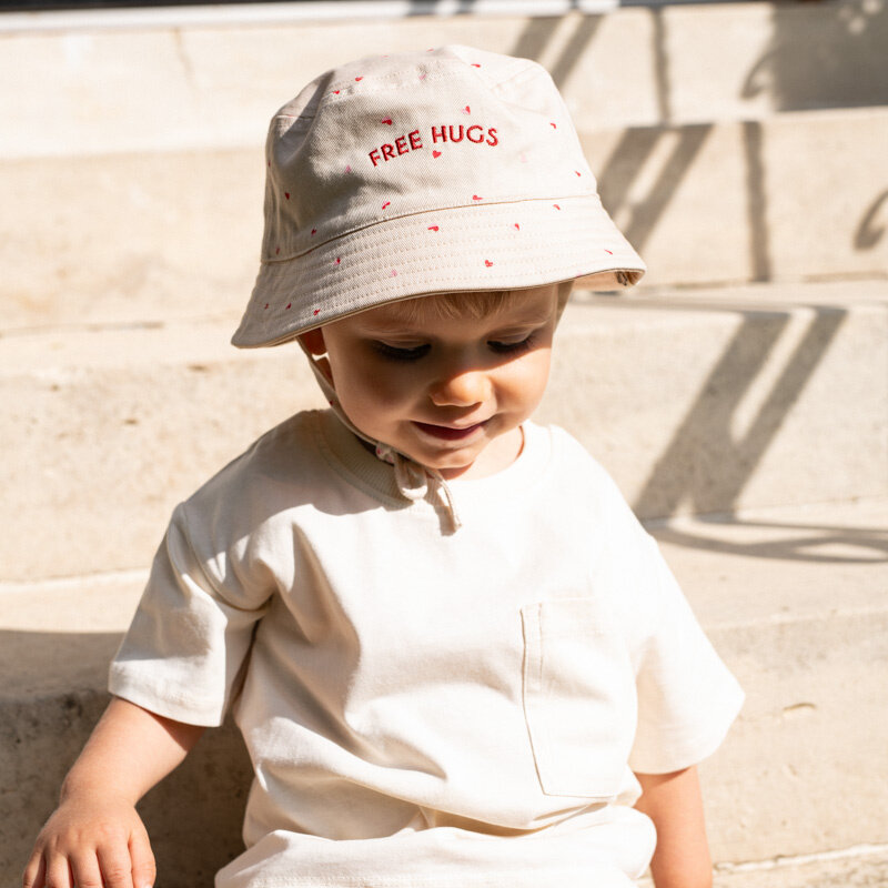 Chamaye Chapeau de soleil 'Coeur Free Hugs' - Chamaye