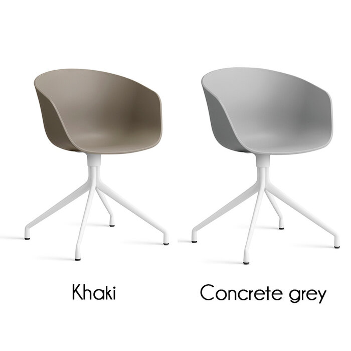 HAY About A Chair AAC20 - White Steel Frame