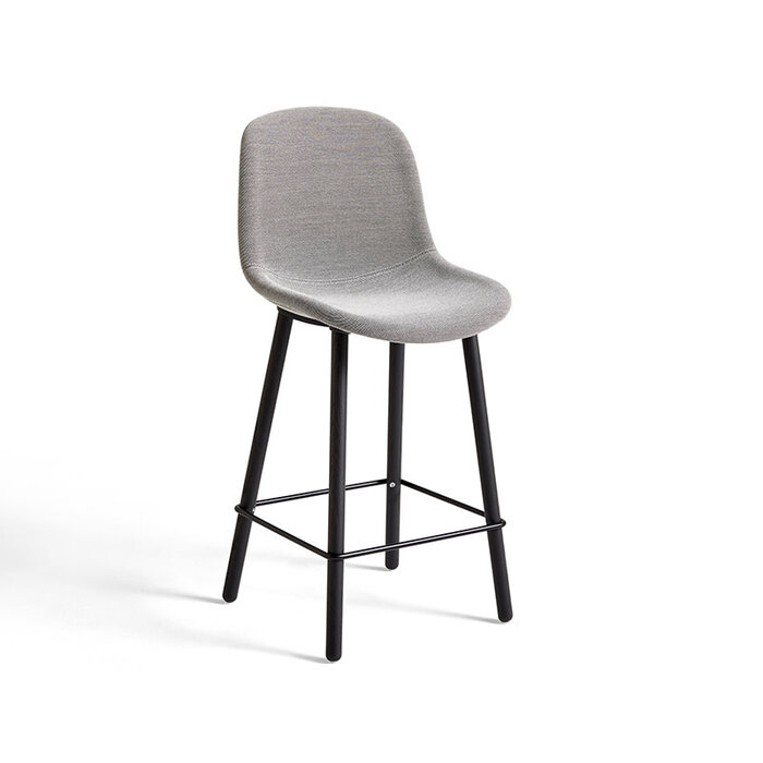 HAY Neu 12 Tabouret de bar Chêne noir laqué doux - HAY