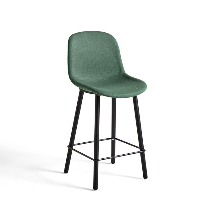 HAY Neu 12 Tabouret de bar Chêne noir laqué doux - HAY