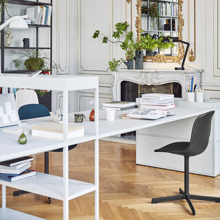 HAY Neu 10 Chair Black Powder Coated Aluminium