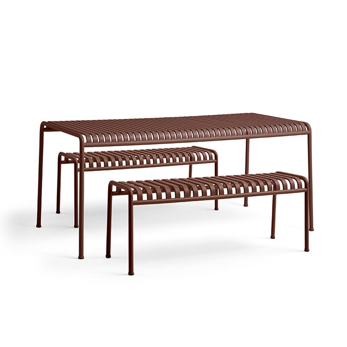 HAY Palissade Tuinset (Tafel 170cm + 2x Banken)