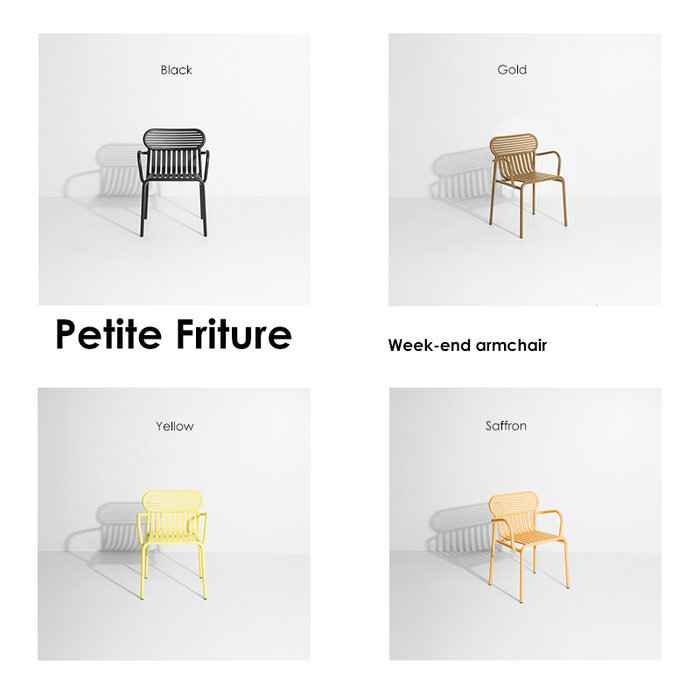 Petite Friture  Week-end garden chair with armrests - Petite Friture