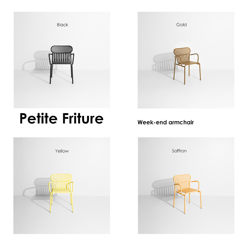 Petite Friture  Week-end garden chair with armrests - Petite Friture