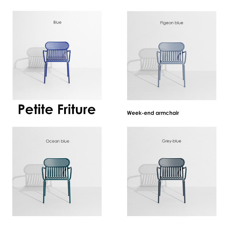Petite Friture  Week-end garden chair with armrests - Petite Friture