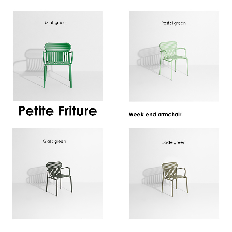 Petite Friture  Week-end garden chair with armrests - Petite Friture
