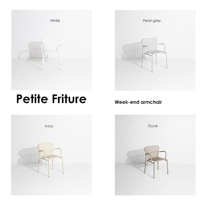 Petite Friture  Week-end garden chair with armrests - Petite Friture