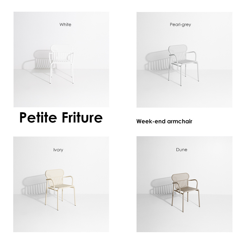 Petite Friture  Week-end garden chair with armrests - Petite Friture