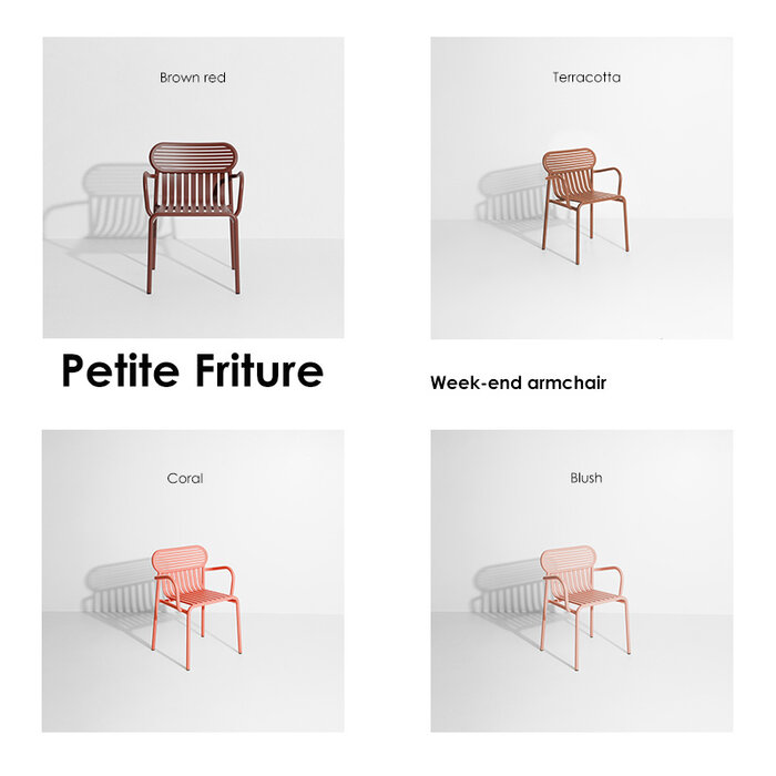 Petite Friture  Week-end garden chair with armrests - Petite Friture