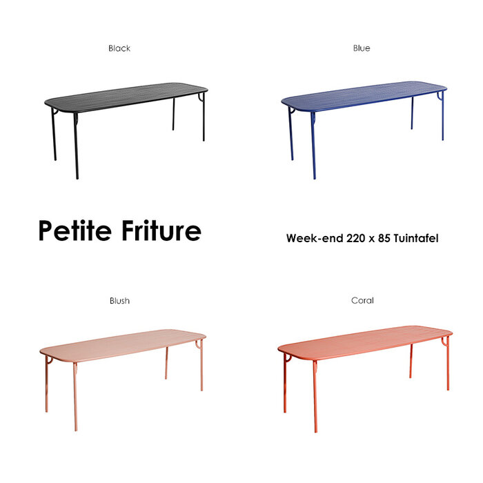 Petite Friture Week-end 220 x 85 tuintafel